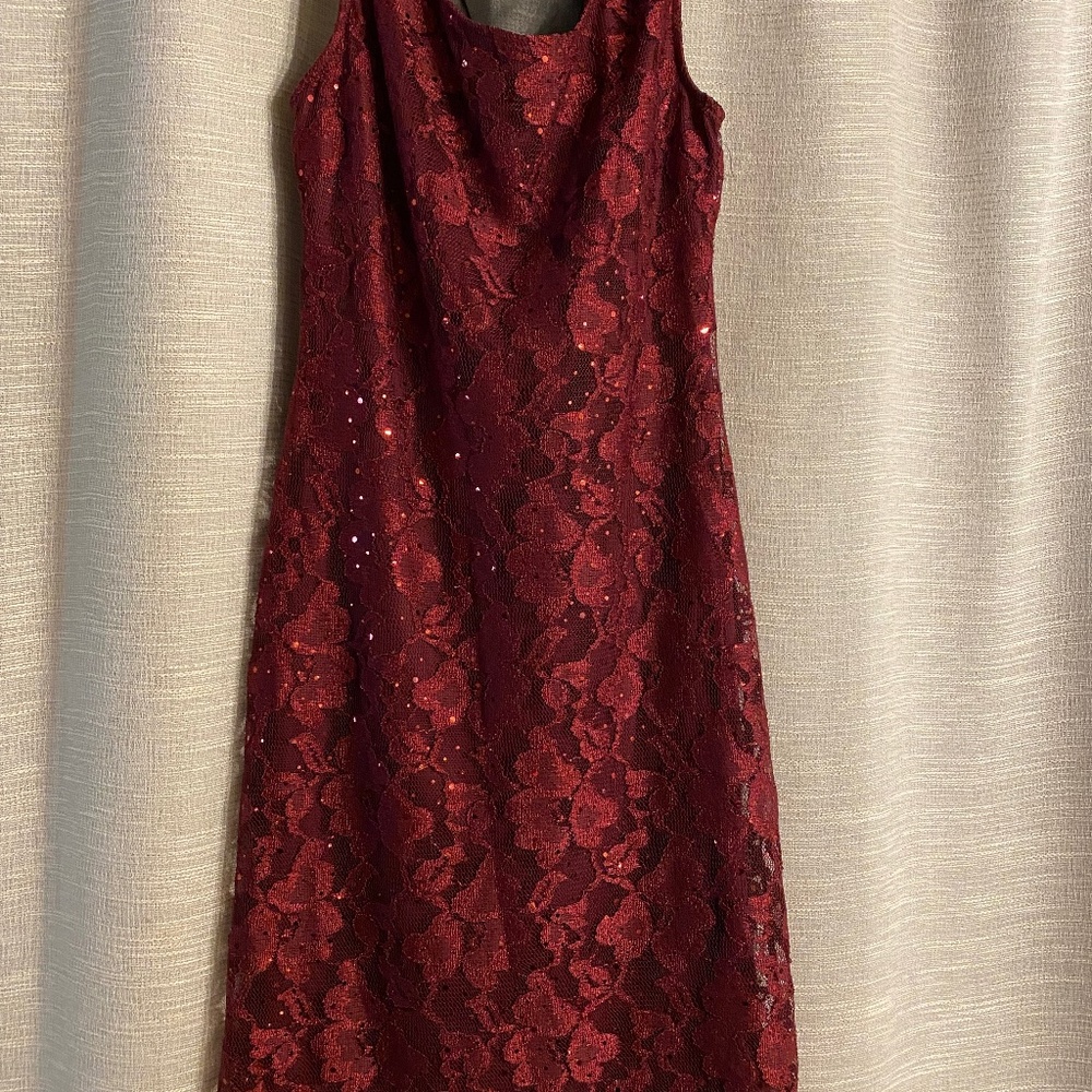 Sequin Lace Bodycon Mini Dress